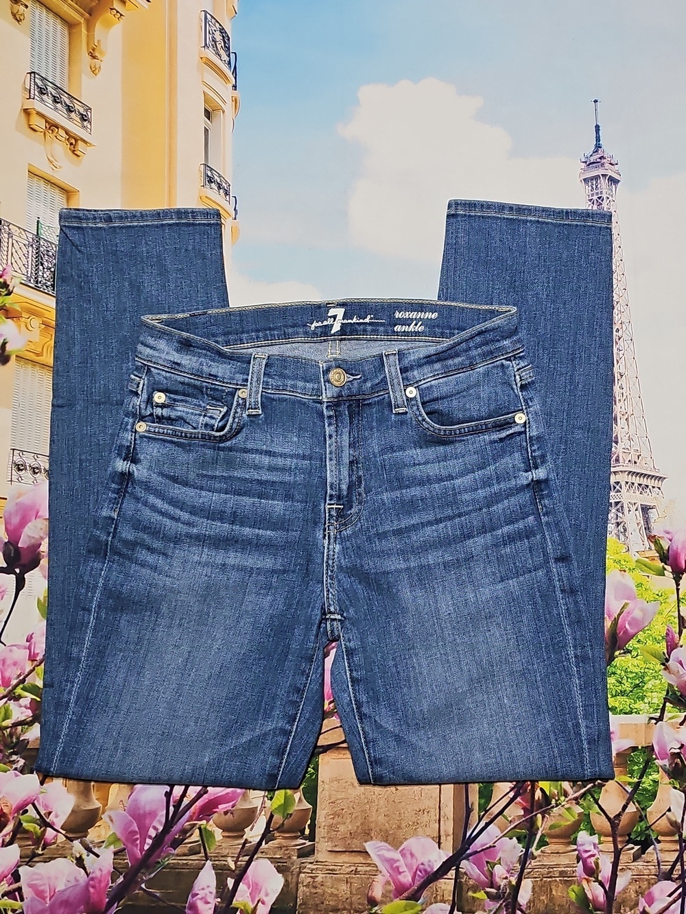 7 For all Mankind Jeans Roxanne Ankle Size 26